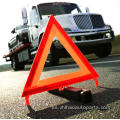 Triángulo de advertencia reflectante aprobado por DOT en la carretera